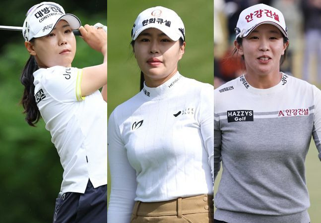 2024시즌 LPGA 투어에 모습을 드러낸 이소미(왼쪽부터)-성유진-임진희. ⓒ KLPGA