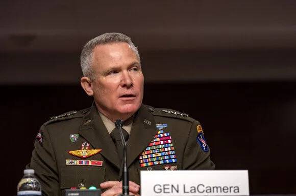 지난해 9월 중국이 대만을 침공할 경우 주한미군 임무에 미칠 영향에 대비하고 있다고 말한 폴 러캐머라 주한미군사령관. [연합뉴스]