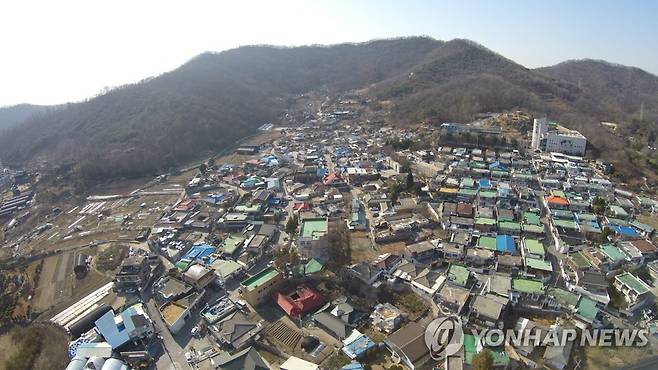 광명시 소하동 구름산지구 사업부지 [광명시 제공. 재판매 및 DB 금지]