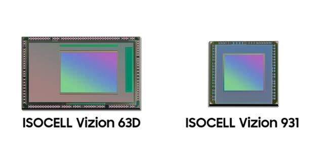 삼성전자가 19일 공개한 '아이소셀 비전 63D'와 '931'. 삼성전자 제공