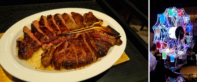 이네스 바 앤 그릴 음식 / 사진=김혜성 여행+ 기자