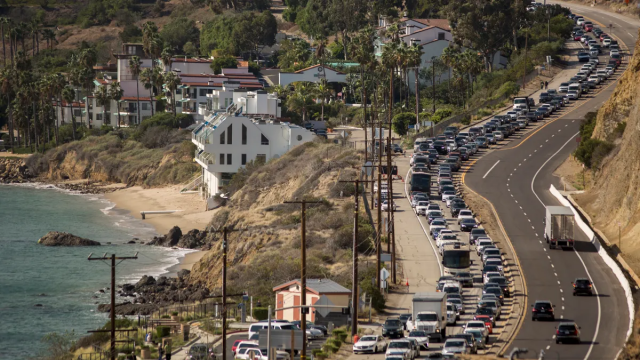 캘리포니아 말리부 해안도로. 사진=AFP·연합뉴스