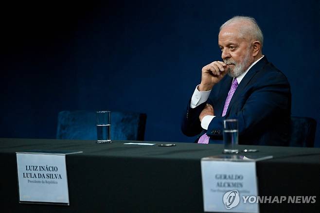 루이스 이나시우 룰라 다시우바 브라질 대통령 [AFP 연합뉴스 자료사진. 재판매 및 DB 금지]