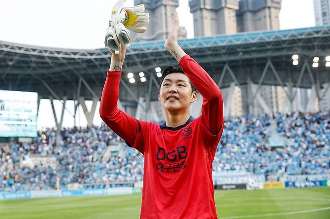 대구FC와 재계약을 맺은 최영은. (대구FC 제공)