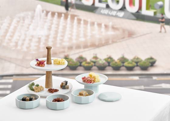 Joo Ok's bite-sized dishes [JOO OK]