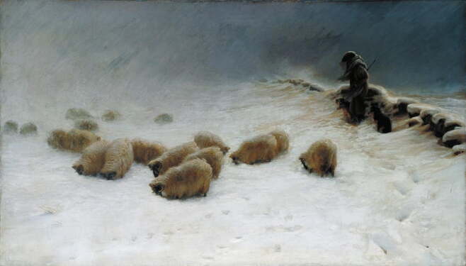 '즐거움 없는 겨울날'(1883). /테이트
