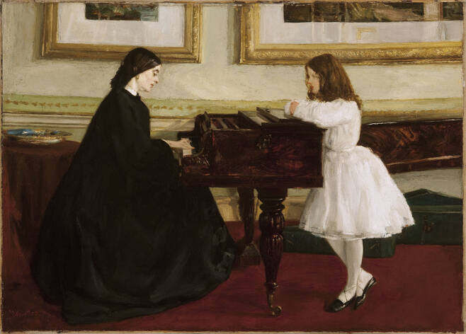 제임스 휘슬러, 'At the Piano'