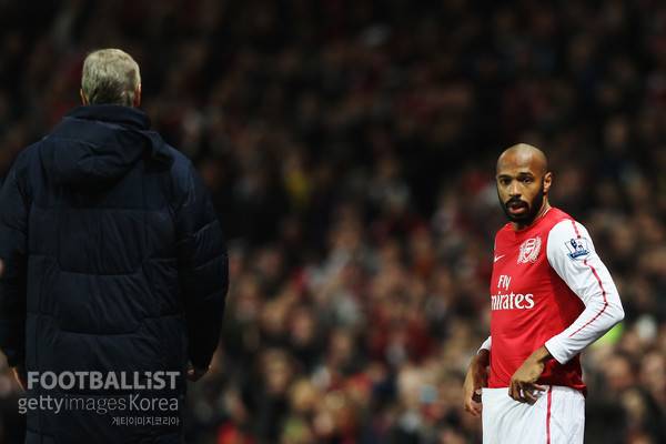 티에리 앙리(당시 아스널). 게티이미지코리아