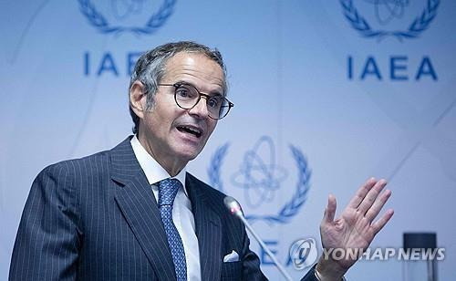 라파엘 그로시 국제원자력기구(IAEA) 사무총장 [AFP 연합뉴스 자료 사진. 재판매 및 DB 금지]