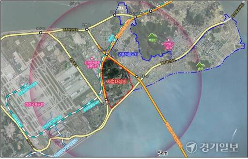 인천 중구 영종국제도시 제3유보지 위치도. 경기일보DB