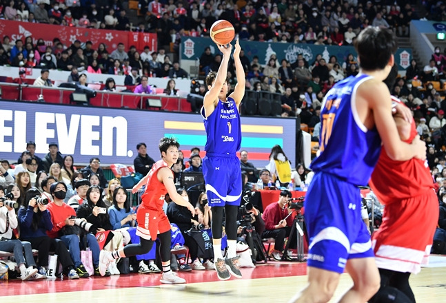 서울 SK-서울 삼성 경기 장면. /사진=KBL 제공