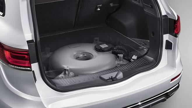 르노코리아 QM6의 LPG탱크