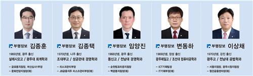 신임 부행장보 [광주은행 제공. 재판매 및 DB 금지]