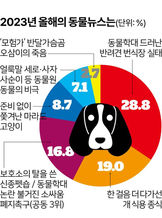 2023년 올해의 동물뉴스는. 김문중 기자