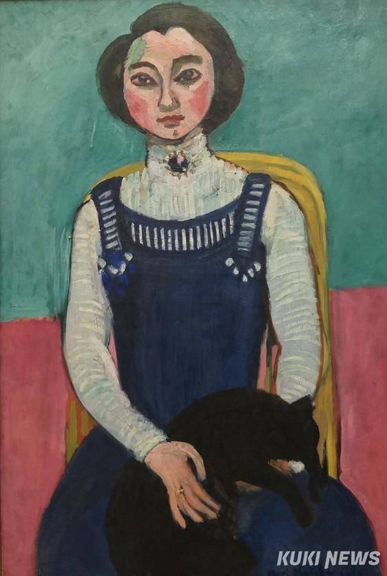 앙리 마티스, 검은 고양이를 안은 마르그리트, 1910, 캔버스에 유체, 조르주 퐁피두 센터&nbsp;