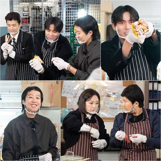 [서울=뉴시스] 28일 오후 8시30분 방송되는 KBS 2TV 예능물 '홍김동전'에서는 최정예 요원들로 이루어진 HIS(Hk Intelligence Service)의 '비밀요원'으로 변신한 멤버들이 두 팀으로 나뉘어져 나라의 평화와 안전을 위한 중요한 미션을 수행하게 된다. (사진=KBS 2TV 제공) 2023.12.28. photo@newsis.com *재판매 및 DB 금지