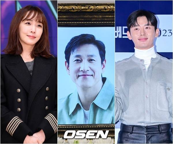 (왼쪽부터) 김이나, 고 이선균, 이지훈