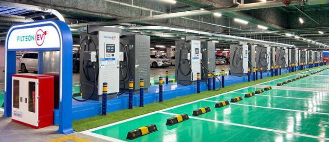 전기승용차 공용 급속 100% 충전인프라 구축사례