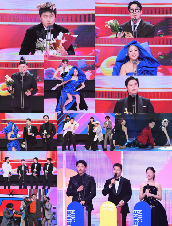 '2023 MBC 방송연예대상', 대상 수상자 기안84(사진 왼쪽 맨 위)./사진제공=MBC