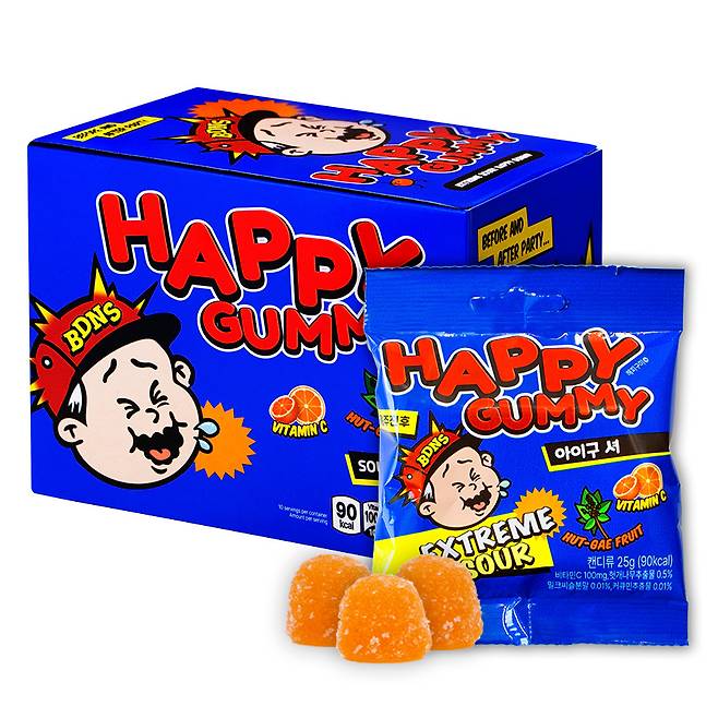 Happy Gummy, an anti-hangover gummy candy (BDNS)