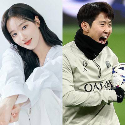 이나은(왼쪽) 이강인(사진=나무엑터스, AFPBB NEWS)