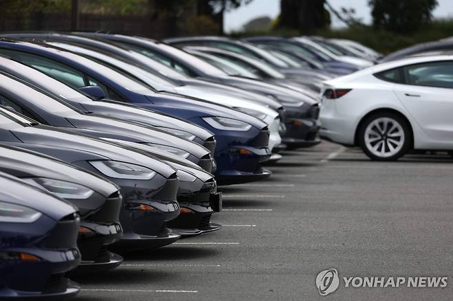 미국 테슬라 전기차 [AFP 연합뉴스 자료사진. 재판매 및 DB 금지]