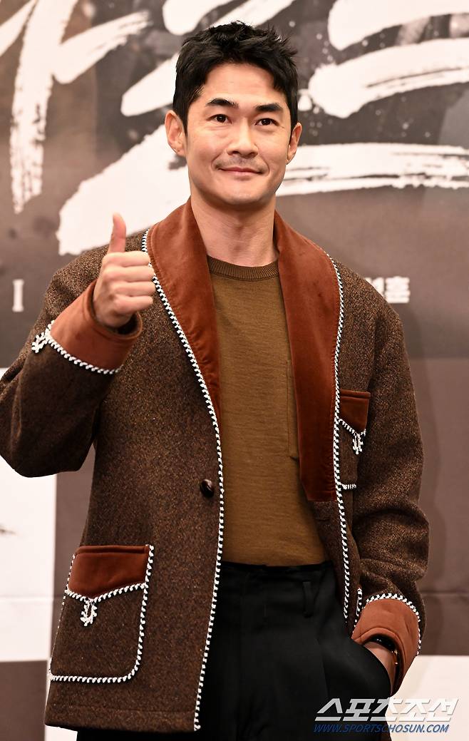 3일 스탠포드호텔에서 열린 MBN 새 예능프로그램 '더 와일드(THE WILD)'의 제작발표회, 배정남이 포즈를 취하고 있다. 상암동=허상욱 기자wook@sportschosun.com/2024.01.03/