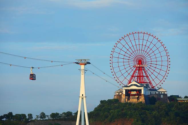 The Queen Cable Car in Sun World Halong Complex in Ha Long Bay (Sun Group)