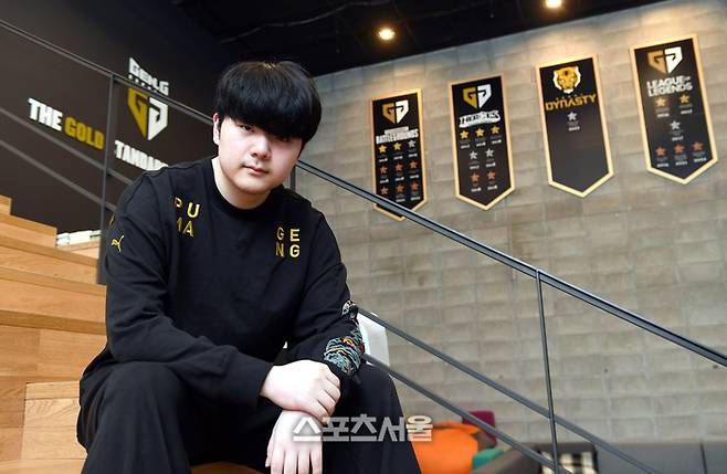 젠지 캐니언 김건부. 서울 논현동 젠지 이스포츠 사옥. 박진업기자 upandup@sportsseoul.com