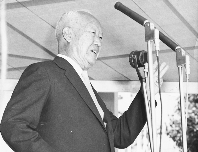 이승만 전 대통령. 한국일보 자료사진