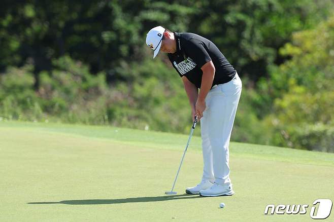 PGA 투어 버디 신기록을 작성한 임성재. ⓒ AFP=뉴스1