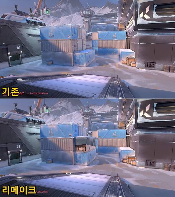 - B 사이트 메인과 마찬가지로 컨테이너 위로 올라갈 수 없도록 변경됐다