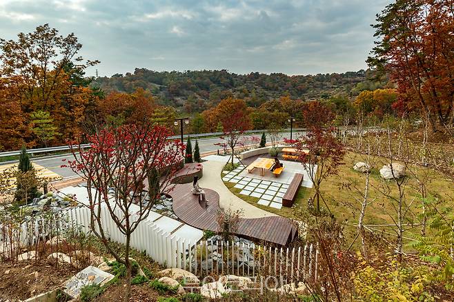 중부대학교 고양캠퍼스 실외정원 / 사진-산림청