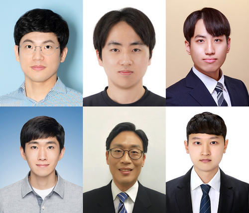 왼쪽 위부터 시계방향으로 한상윤 DGIST 교수, 김도윤·김동욱·박영재 학생, 유경식 KAIST 교수, 정영재 학생