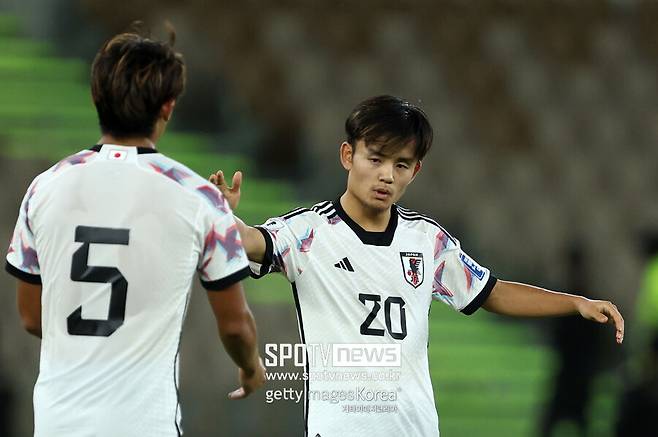 ▲ 일본은 9일(한국시간) 열린 2023 아시아축구연맹(AFC) 카타르 아시안컵을 대비한 최종 리허설에서 요르단과 붙었다. 비공개 평가전의 결과는 6-1 대승이었다.