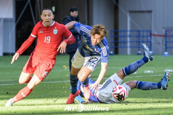 1일 일본-태국전 모습. /AFPBBNews=뉴스1