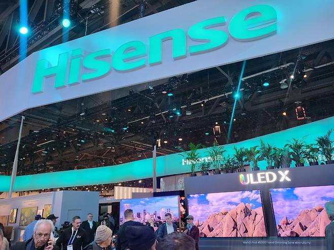 하이센스 CES 2024 전시장 전경 [촬영 장하나]