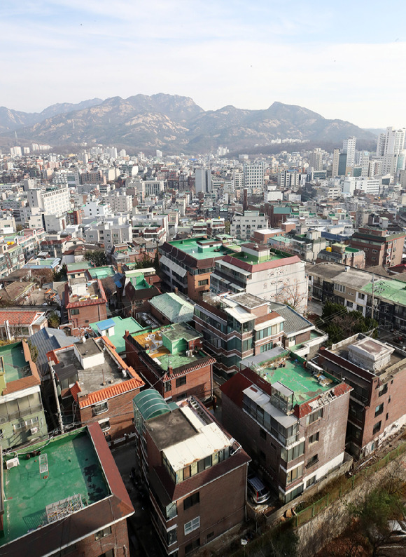 서울 은평구의 빌라 밀집지역 모습.  [사진=뉴시스]