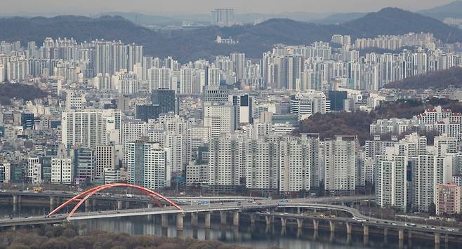 서울 도심 지역 아파트 전경. 사진=뉴스1