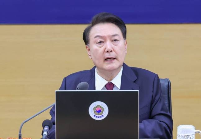 윤석열 대통령이 26일 정부세종청사에서 국무회의를 주재하고 있다. 2023.12.26./사진=뉴시스