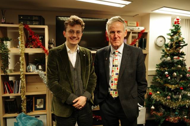 맥스웰 말로(왼쪽) 애덤스미스연구소(ASI) 연구디렉터와 에이먼 버틀러 ASI 소장. 런던=이준형 기자