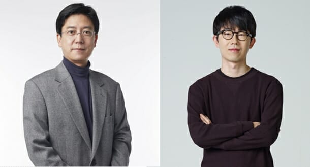 넥슨코리아 신임 공동대표로 내정된 김정욱 부사장(좌)과 강대현 부사장.