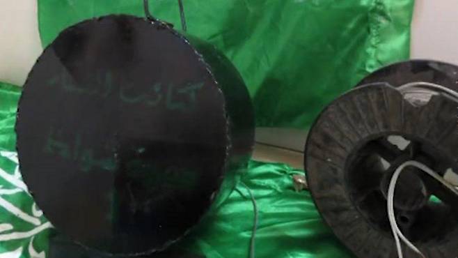 과거 알카삼 여단은 SNS를 통해 ‘샤와즈’ 지뢰를 공개한 바 있다