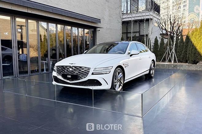 제네시스 G80 부분변경 (사진=조재환 기자)