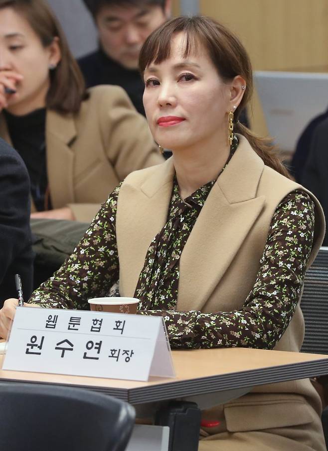 원수연 웹툰협회 작가. 뉴스1 ⓒ News1 박정호 기자 /사진=뉴스1