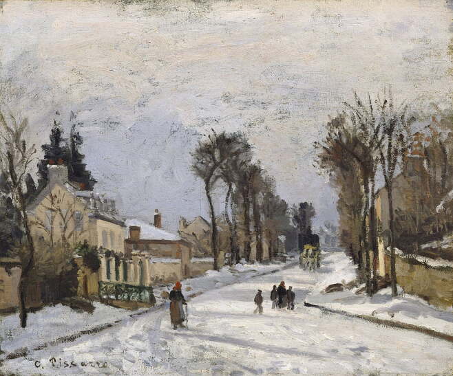 베르사유로 가는 길, 루브시엔느(1869). /월터스 미술관