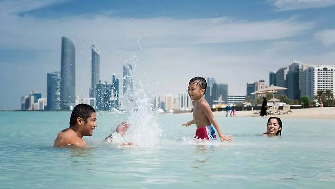 코니쉬 비치의 1월