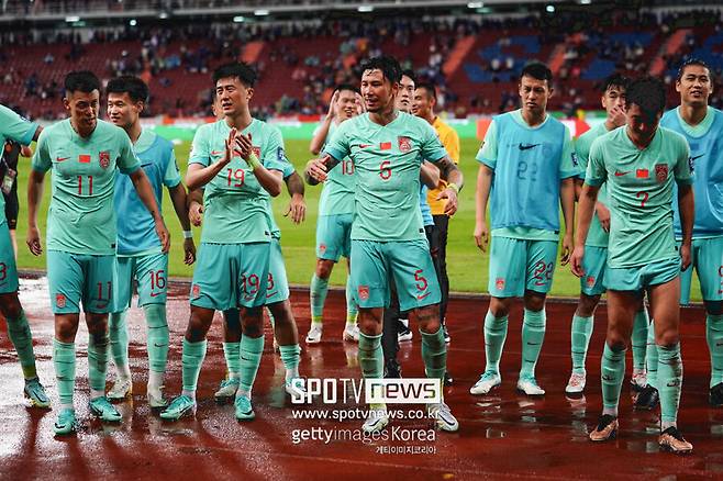 ▲ 아시안컵에 나서는 중국 축구대표팀