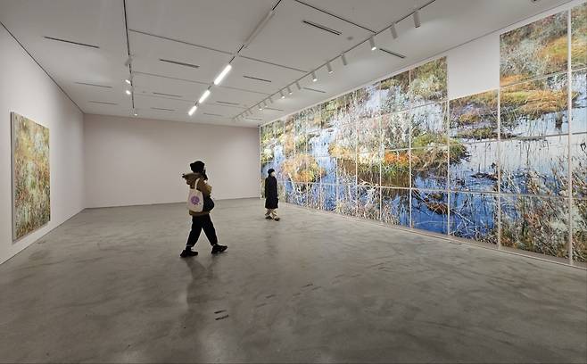 An installation view of "Blow-up" at Kukje Gallery in Seoul (Park Yuna/The Korea Herald)