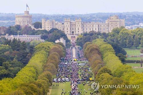 영국 윈저성 전경 [EPA 연합뉴스 자료사진 재판매 및 DB 금지]